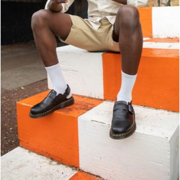 Dr. Martens Jorge II Brando Black Leather Slingback Mules UK 6 Unisex NWOT - Picture 13 of 14